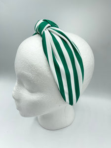 The Kate Green Striped Headband