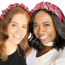 Load image into Gallery viewer, Plaid Satin Braided Headband