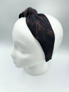 The Kate Knotted Headband - Chocolate