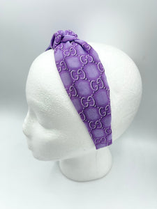 The Kate Knotted Headband - Purple