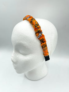 The Valentina Crinkle Headband in Oklahoma State