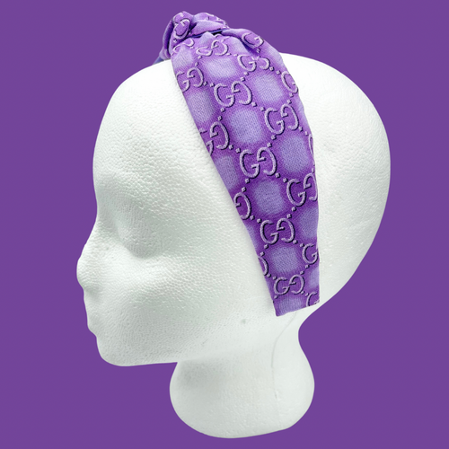 The Kate Knotted Headband - Purple
