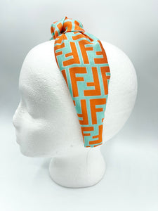 The Kate Knotted Headband - Turquoise