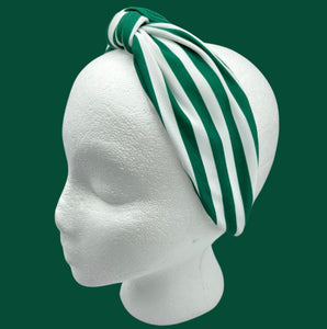 The Kate Green Striped Headband