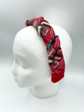 Load image into Gallery viewer, Plaid Satin Braided Headband