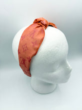 Load image into Gallery viewer, The Kate Knotted Headband - Orange Ombre’