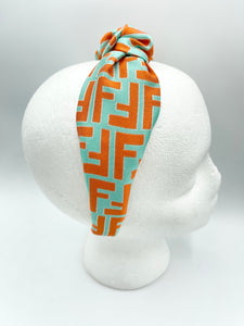 The Kate Knotted Headband - Turquoise