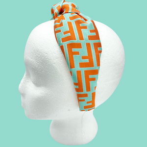 The Kate Knotted Headband - Turquoise