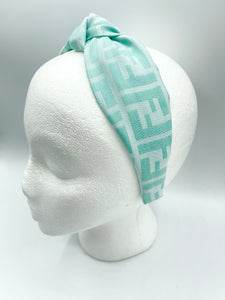 The Kate Knotted Headband - Mint