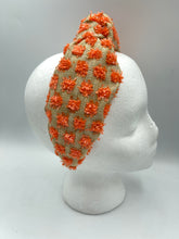 Load image into Gallery viewer, The Kate Orange Pom Headband