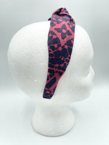The Kate Knotted Headband - Big Print