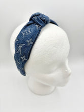 Load image into Gallery viewer, The Kate Knotted Headband - Denim