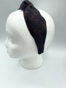 The Kate Knotted Headband - Chocolate