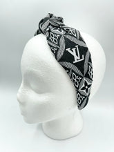 Load image into Gallery viewer, The Kate Knotted Headband - Black and White