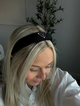 Load image into Gallery viewer, The Alice Headband - Black &amp; Silver