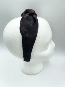 The Kate Knotted Headband - Chocolate