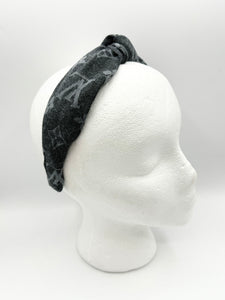 The Kate Knotted Headband - Greys