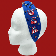 Load image into Gallery viewer, The Kate Jewel Headband - America Collection