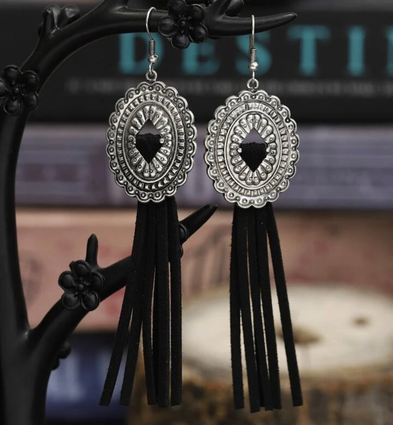 Reba Silver earrings