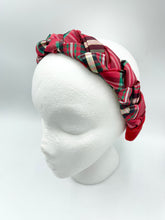 Load image into Gallery viewer, Plaid Satin Braided Headband