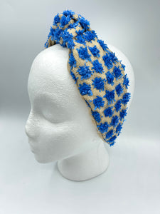 The Kate Blue Pom Headband