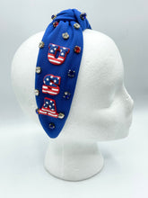 Load image into Gallery viewer, The Kate Jewel Headband - America Collection