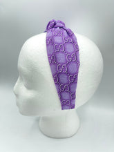 Load image into Gallery viewer, The Kate Knotted Headband - Purple