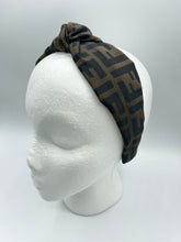 Load image into Gallery viewer, The Kate Knotted Headband - Classic Brown