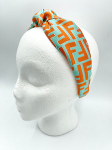 The Kate Knotted Headband - Turquoise