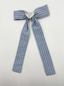 The Poppy Linen Bow