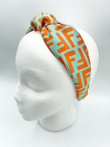 The Kate Knotted Headband - Turquoise