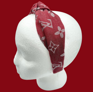 The Kate Knotted Headband - Red