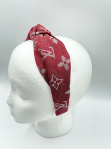 The Kate Knotted Headband - Red