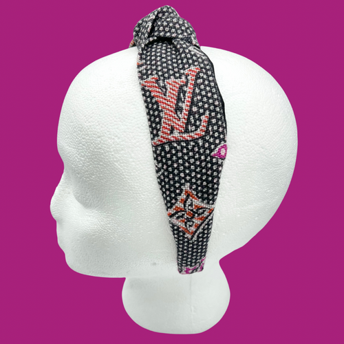 The Kate Knotted Headband - Polka Dot