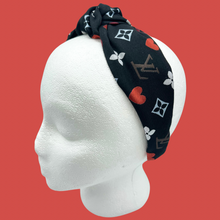 Load image into Gallery viewer, The Kate Knotted Headband - Hearts