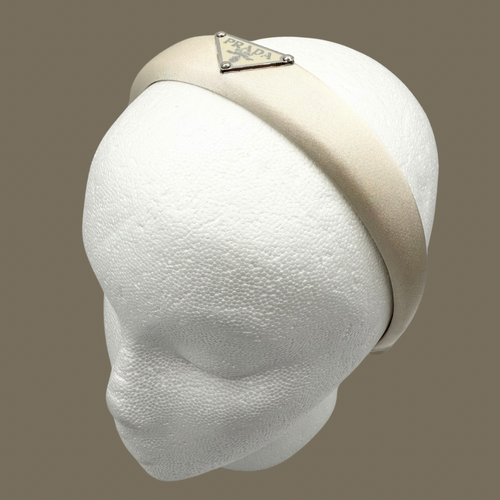 The Alice Headband - Pearl Satin