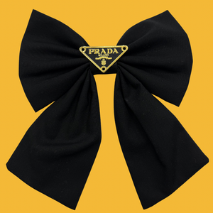The Poppy Linen Bow