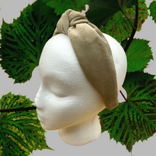 Load image into Gallery viewer, The Kate Camel Velvet Knotted Headband