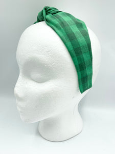 The Kate Knotted Headband - Greens