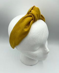 The Kate Golden Poppy Knotted Headband