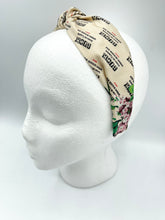 Load image into Gallery viewer, The Kate Knotted Headband - Floral Logo