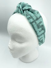 Load image into Gallery viewer, The Kate Knotted Headband - Aqua