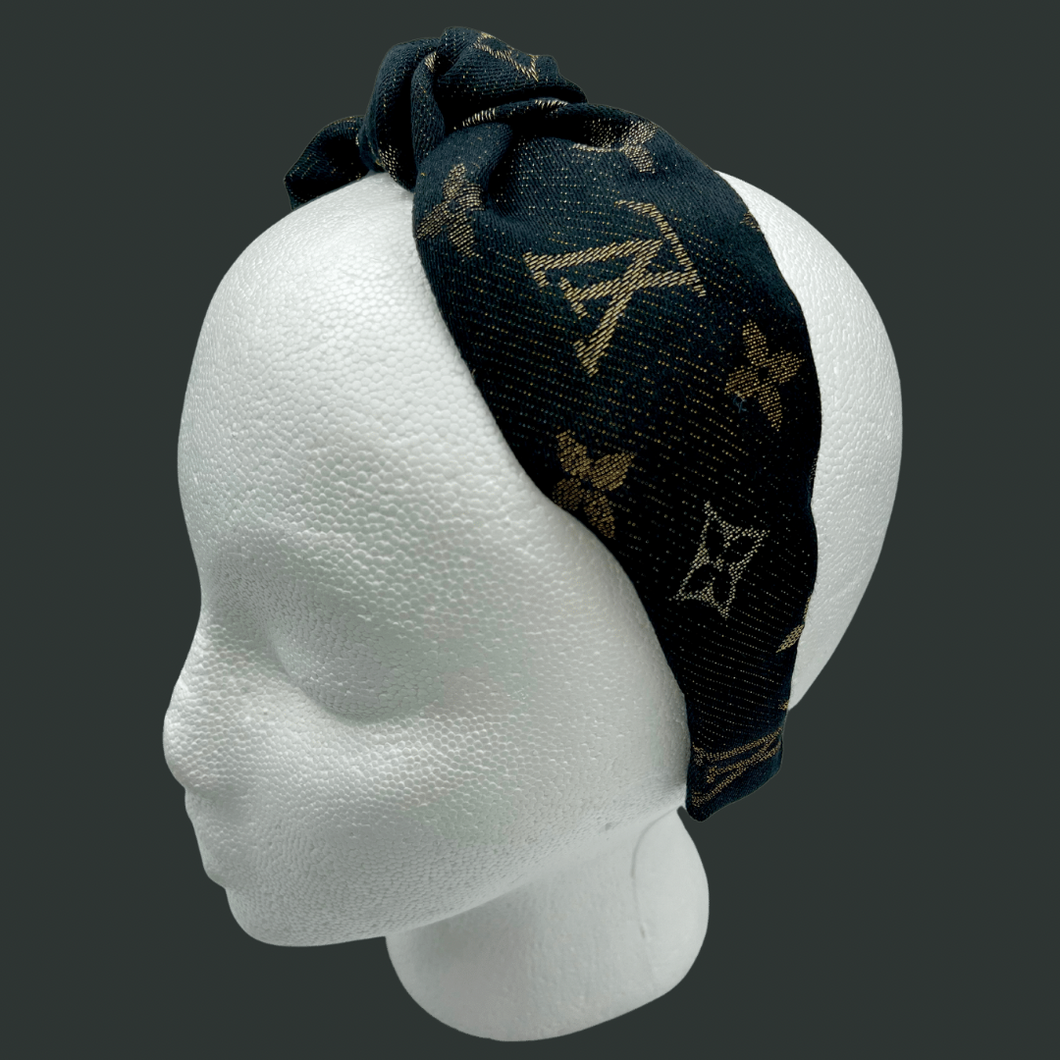 The Kate Knotted Headband - Metallic