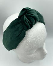 Load image into Gallery viewer, The Kate Emerald Velvet Knotted Headband
