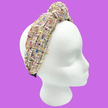 Load image into Gallery viewer, The Kate Knotted Headband - Multi Tweed