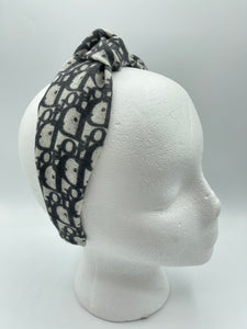 The Kate Knotted Headband - Grey Trotter