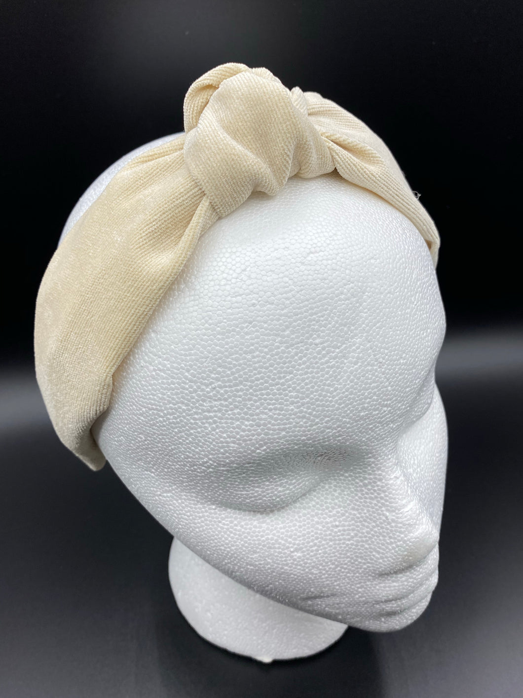 The Kate Off White Knotted Headband