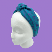 Load image into Gallery viewer, The Kate Knotted Headband - Cerulean