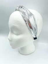 Load image into Gallery viewer, The Kate Knotted Headband - Silver