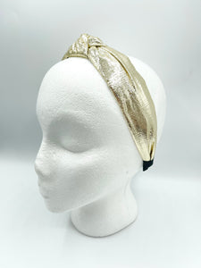 The Kate Knotted Headband - Gold